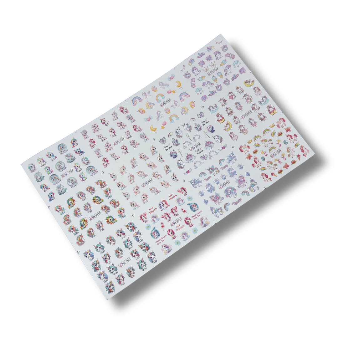 Water Decals - Unicorn