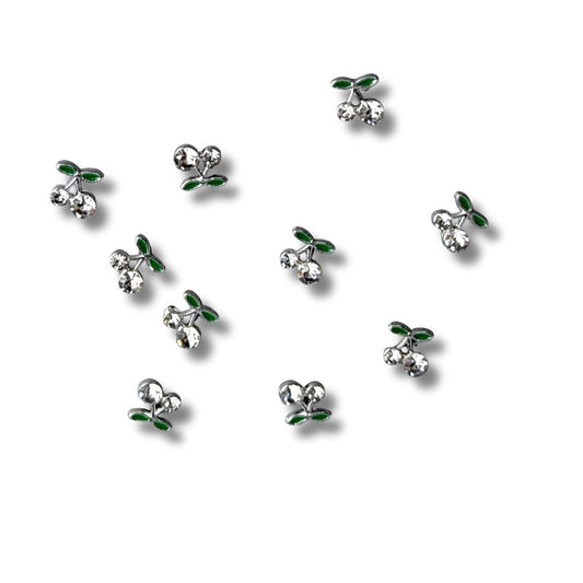 Mini Cherries - Silver/Clear