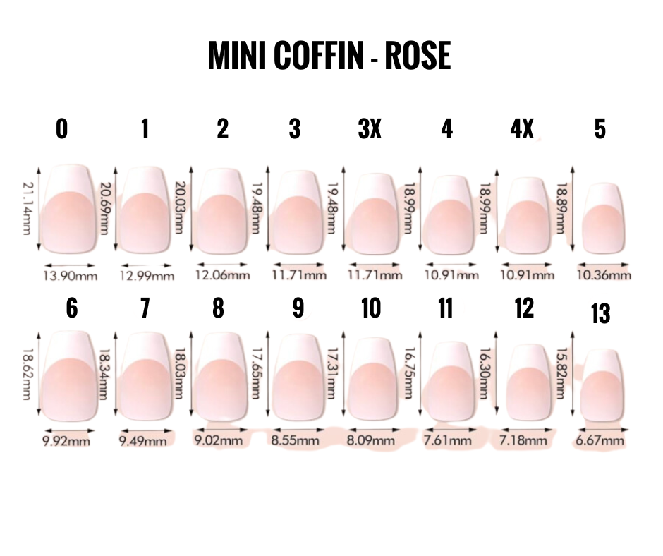 Mini Coffin- Rose