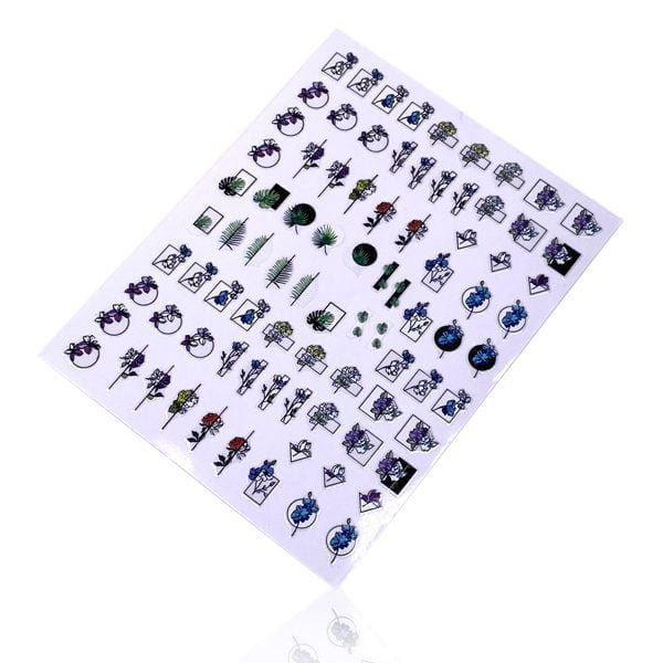 Stickers - Blomster og blade