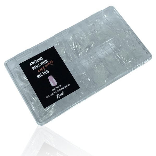 Easy Peasy Gel Tips - Short Coffin