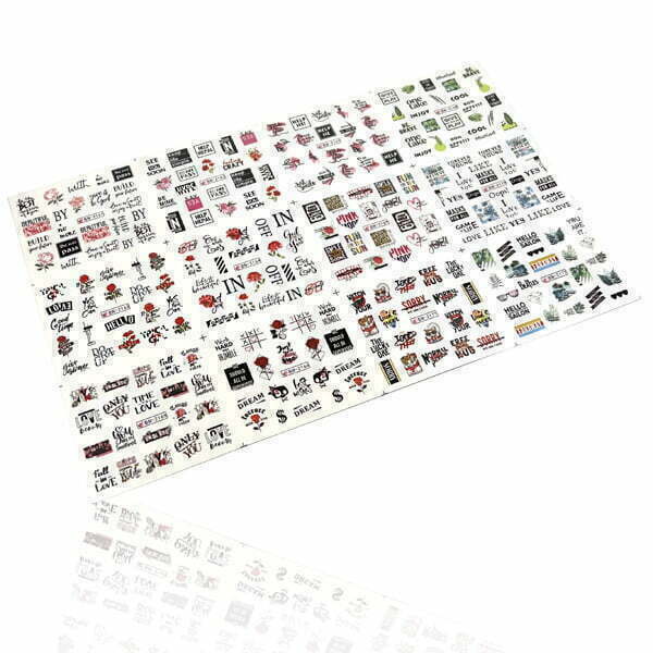 Water Decals - Tekst