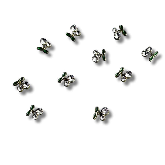 Mini Cherries - Gold/Clear