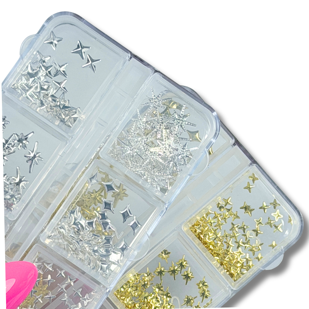 Guld Charms - Stjerner
