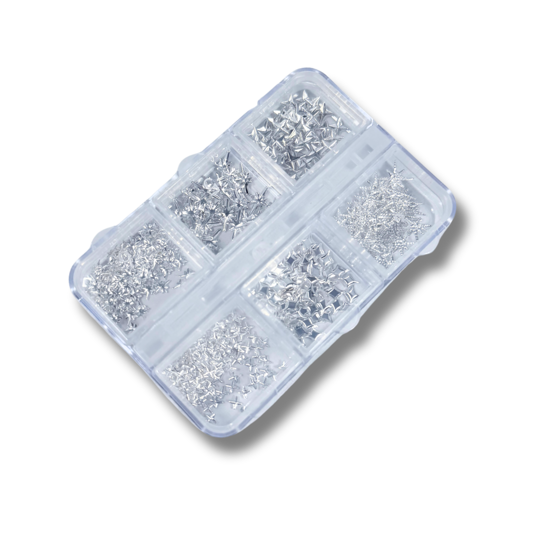 Sølv Charms - Stjerner