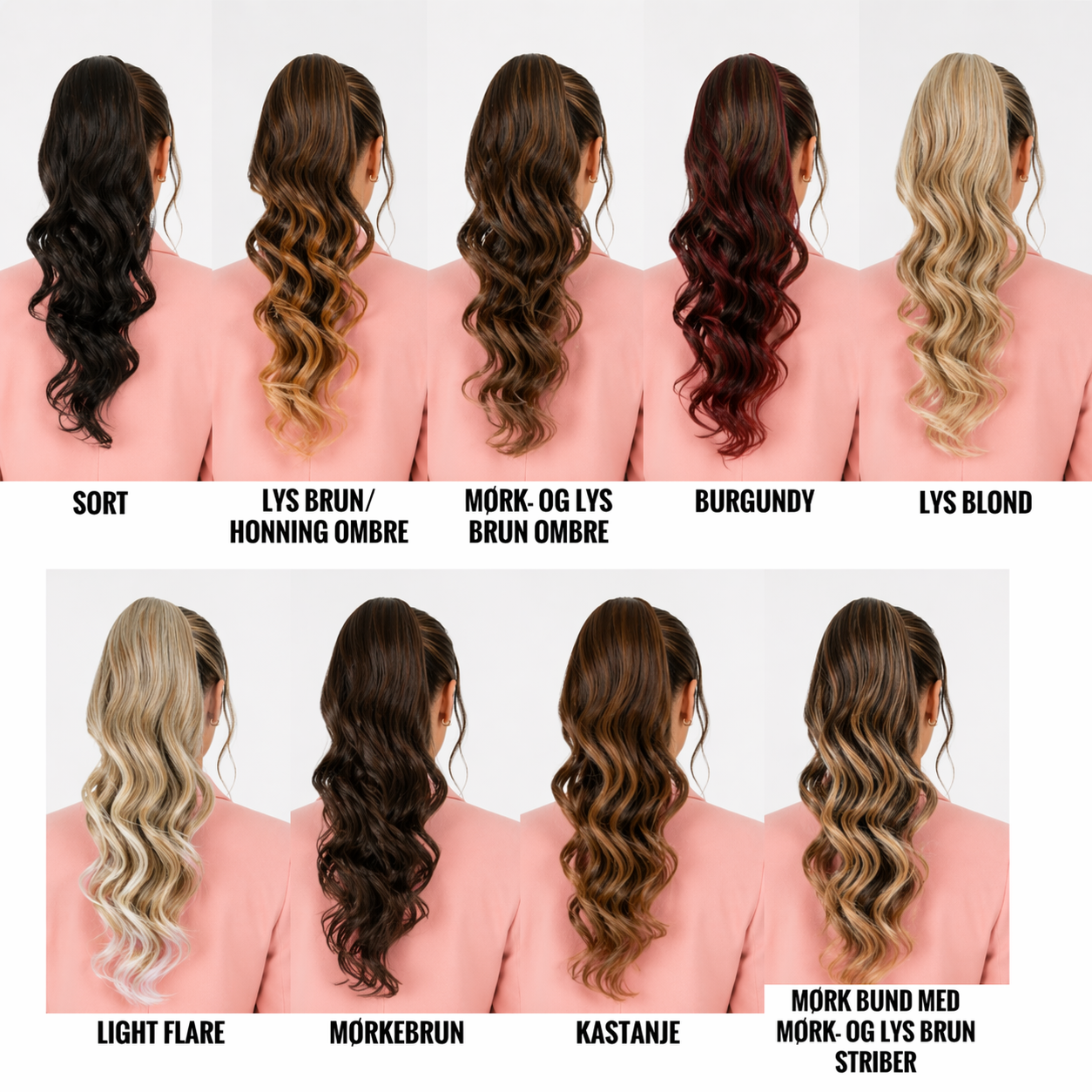 Ponytail - Short Curly Carla