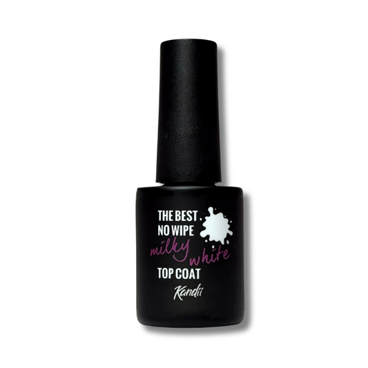 Milky White Shiny Top Coat