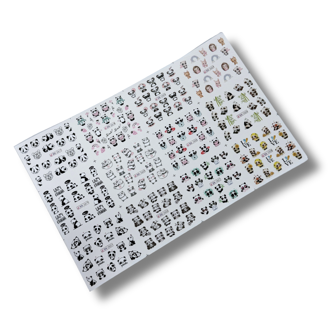 Water Decals - Panda