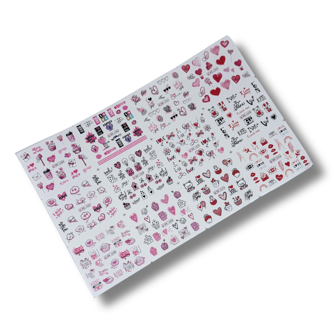 Water Decals - Love