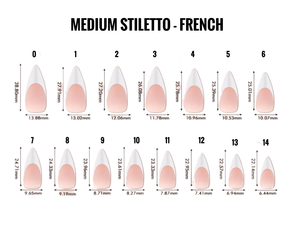 Medium Stiletto - French